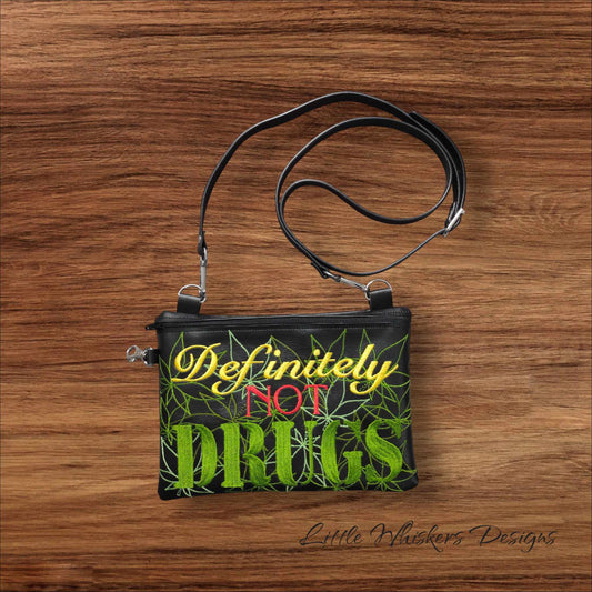 Definitely not Drugs Crossbody Bag